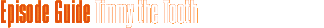 Episode Guide